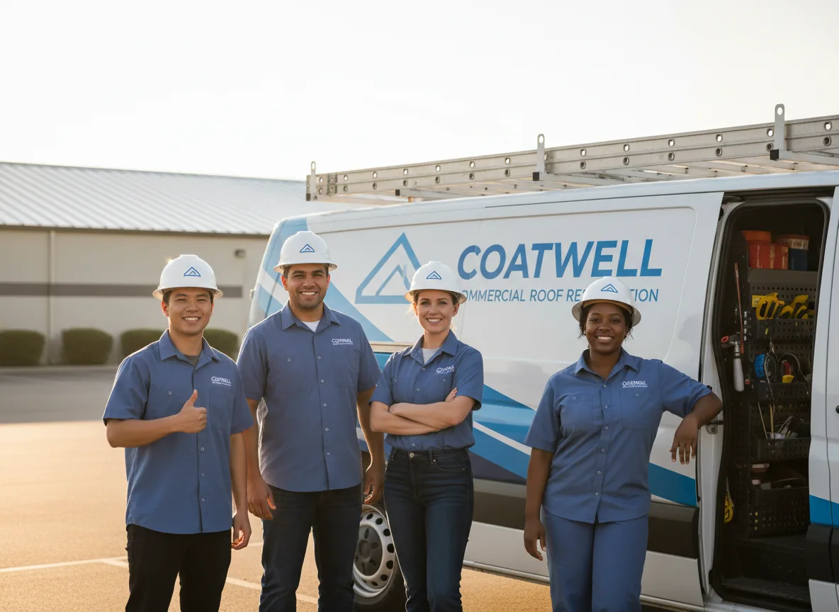 Commercial roof coating company in Maple, NC
