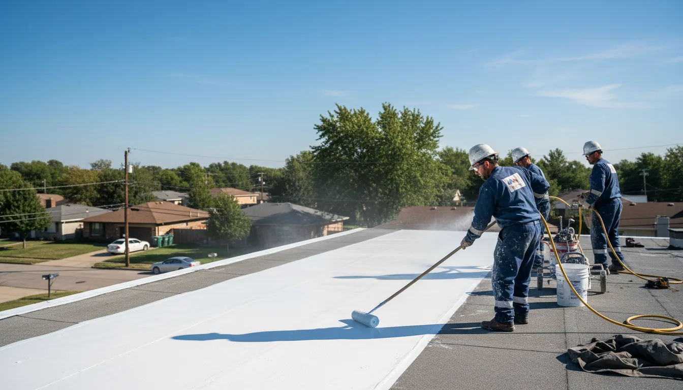 Commercial roof coating in Maple, NC near me